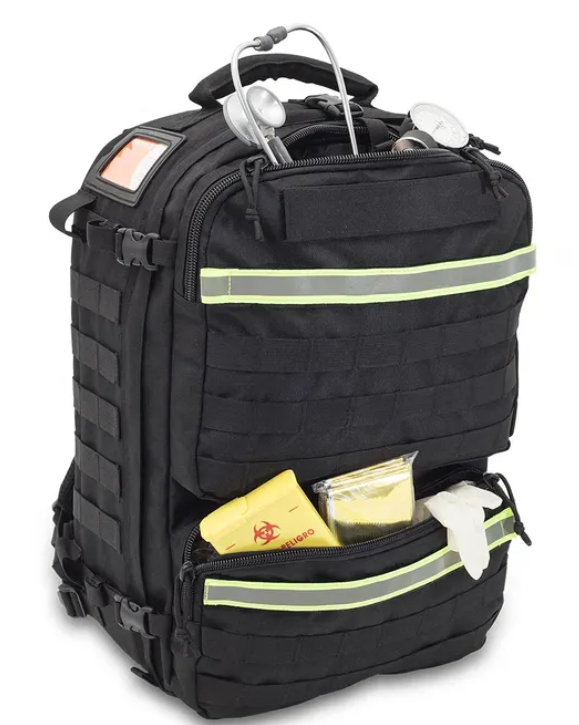 Mochila táctica sanitaria de rescate de Soporte Vital, PARAMED´S Elite  Bags