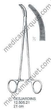 DESJARDINS clamp para biliar - Medica Marquet