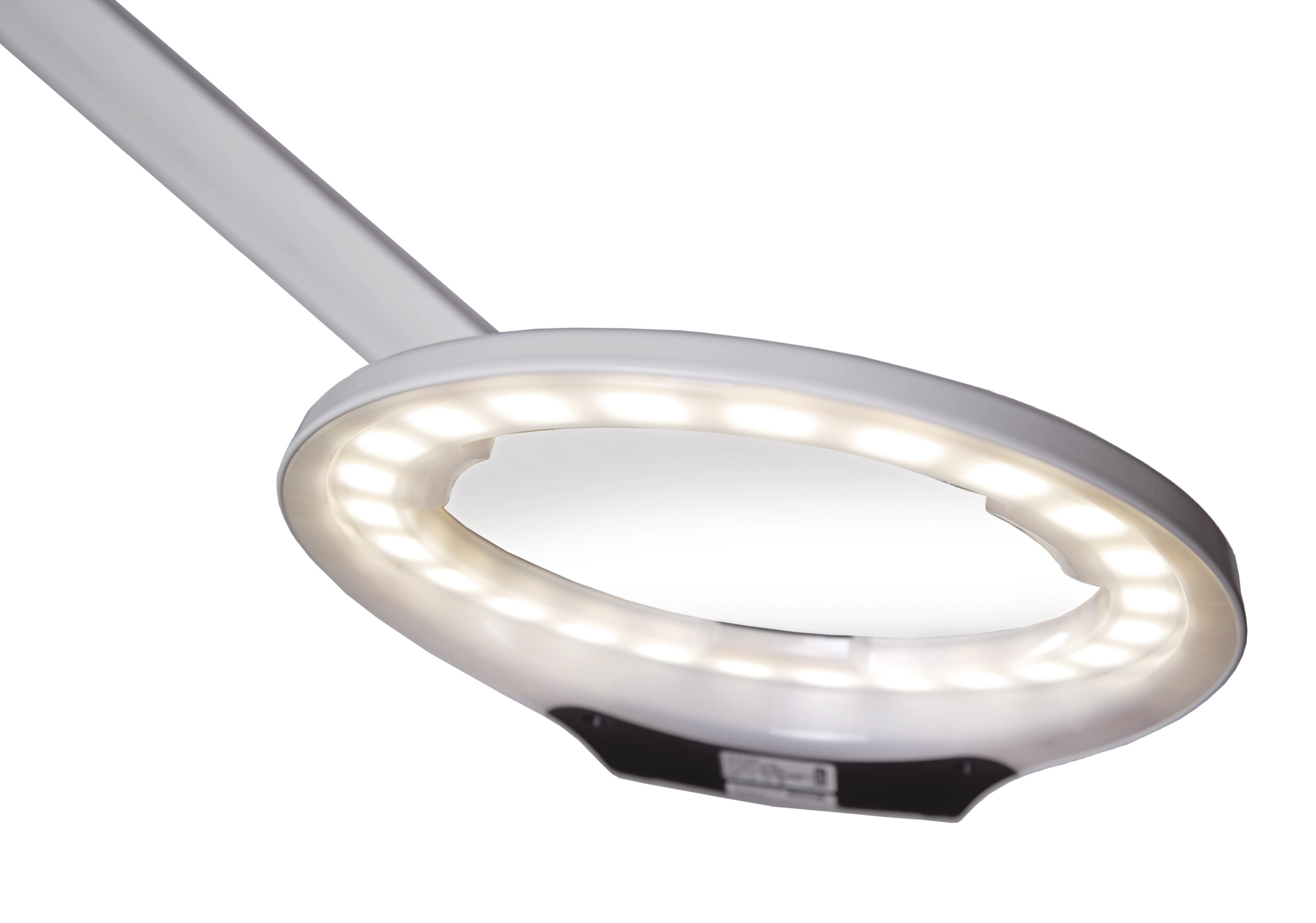 Lámpara lupa LED con lente circular de aumento, 5 dioptrías